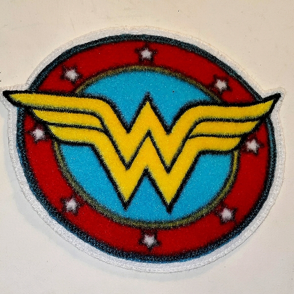 NEW (1) DC Wonder Woman Patch/Emblem/Appliqué! Huge 8". Iron-On/Sew-On - Picture 3 of 6